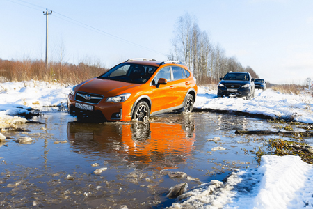 Запись тестового привода Subaru XV