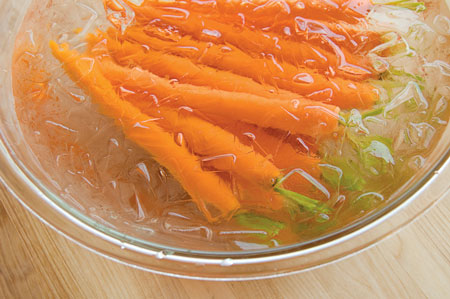 Рецепты на гриле - молодая морковь 