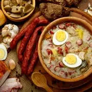 INNA Metelskaya-SheremetyEva: польский рецепт с использованием колбасы: суп Zrek и классический бинго