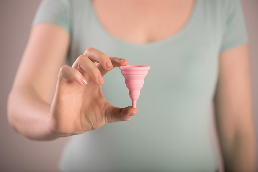 Менструальная чашка < pran>. Разница в том, что вам не нужно ничего корректировать!