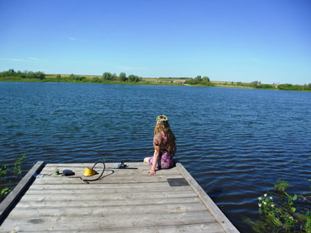 Озеро в Омской области 