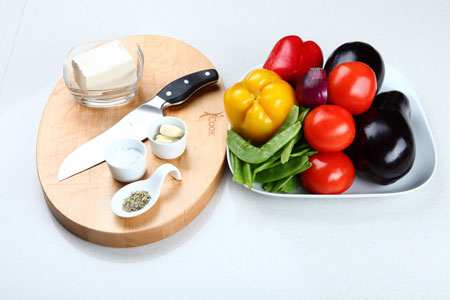 Рецепт постного салата с тофу и овощами 